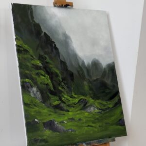 Impressionist Forest Landscape - Original Painting