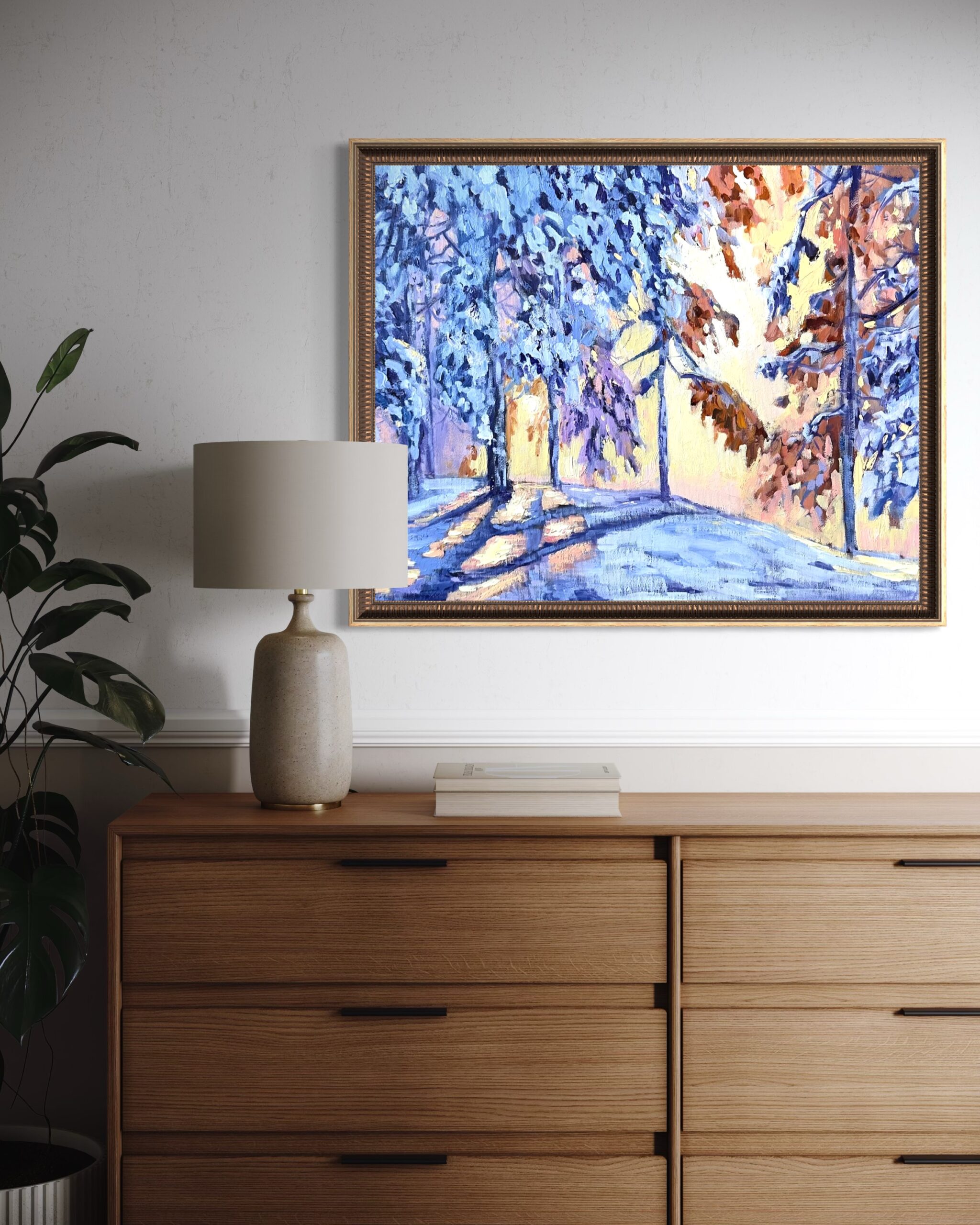 Sunlit Winter Forest - Image 5