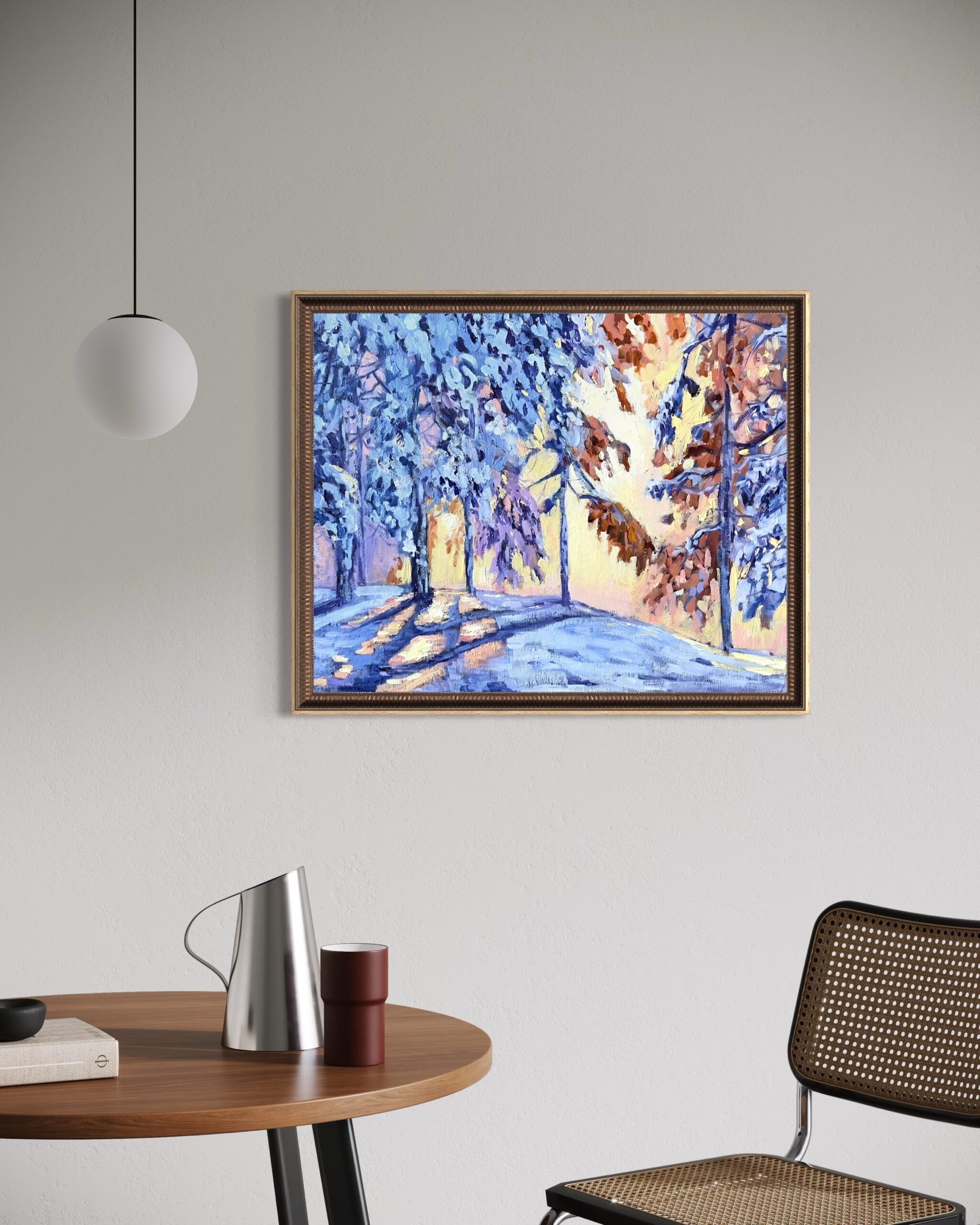 Sunlit Winter Forest - Image 7